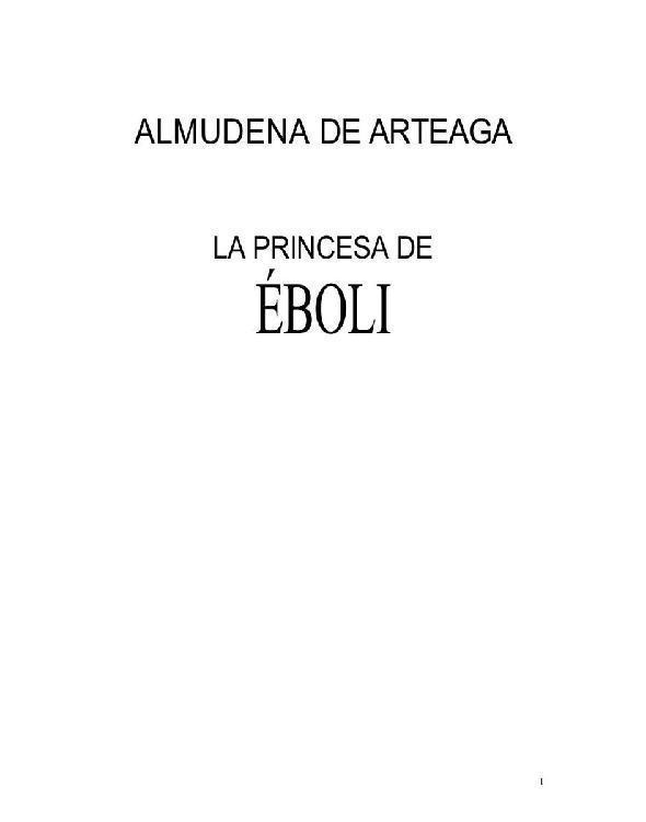 libro gratis La princesa de Eboli