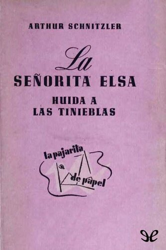 libro gratis La señorita Elsa & Huida a las tinieblas