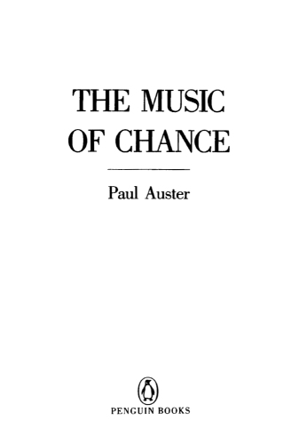 libro gratis The Music of Chance