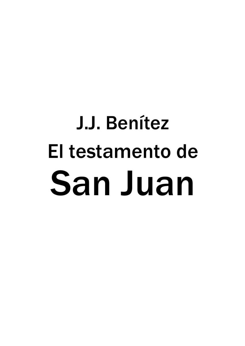 descargar libro El testamento de San Juan