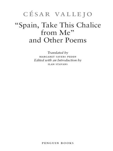 libro gratis Spain, Take This Chalice from Me and Other Poems