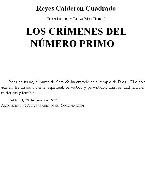 descargar libro Los crimenes del numero primo