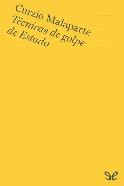 libro gratis Técnicas de golpe de Estado