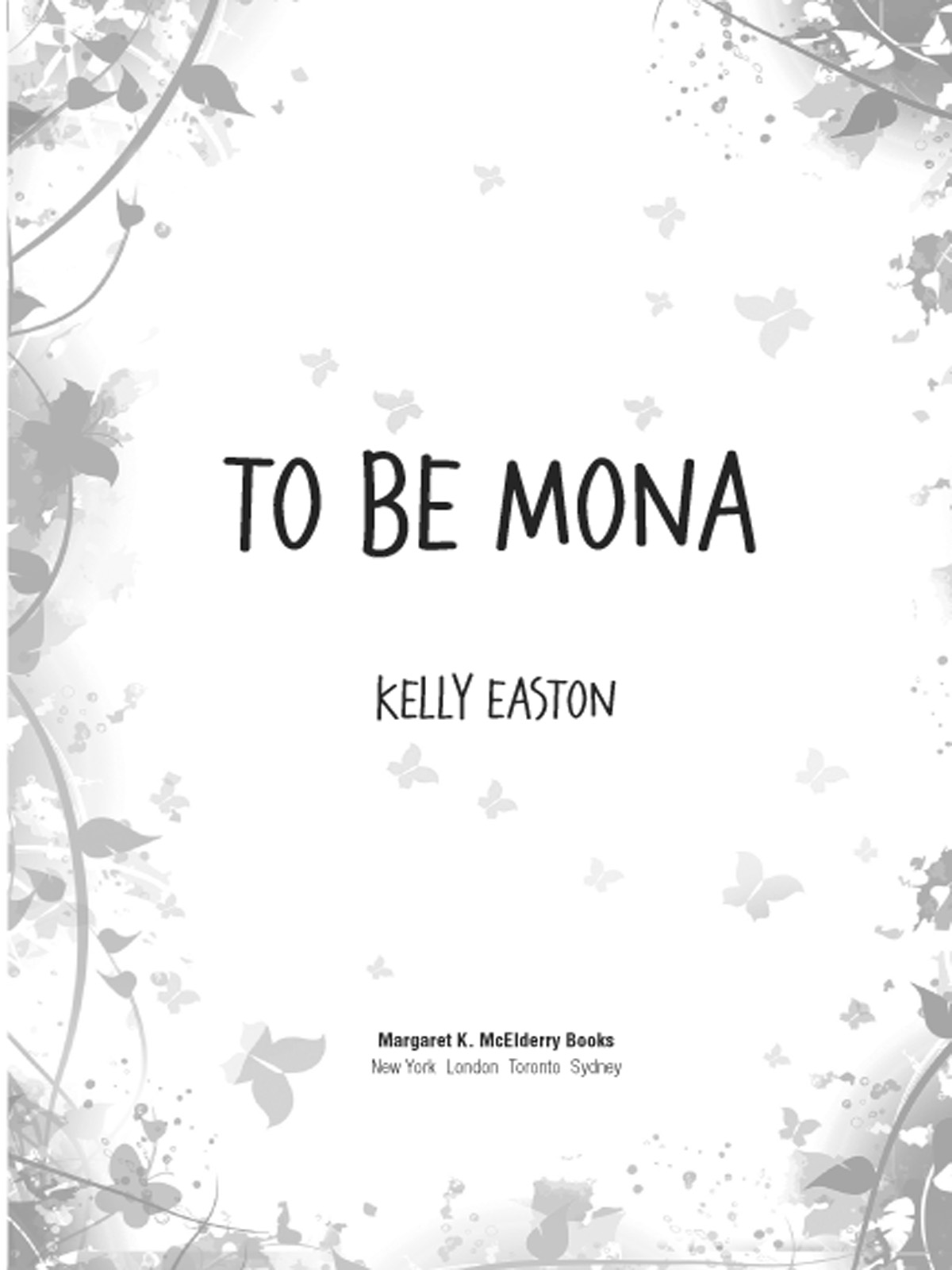 descargar libro To Be Mona