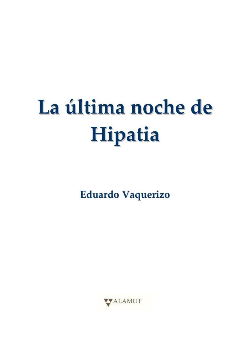 libro gratis La ultima noche de Hipatia