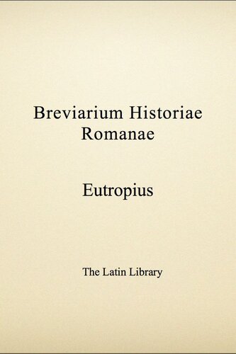 descargar libro Breviarium Historiae Romanae