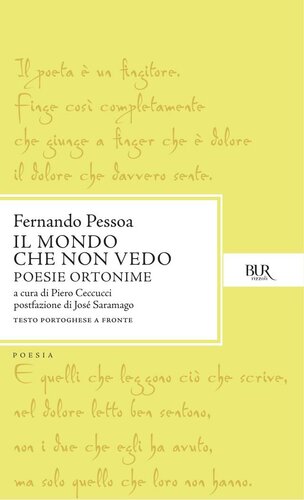 descargar libro Il mondo che non vedo. Poesie ortonime. Testo portoghese a fronte