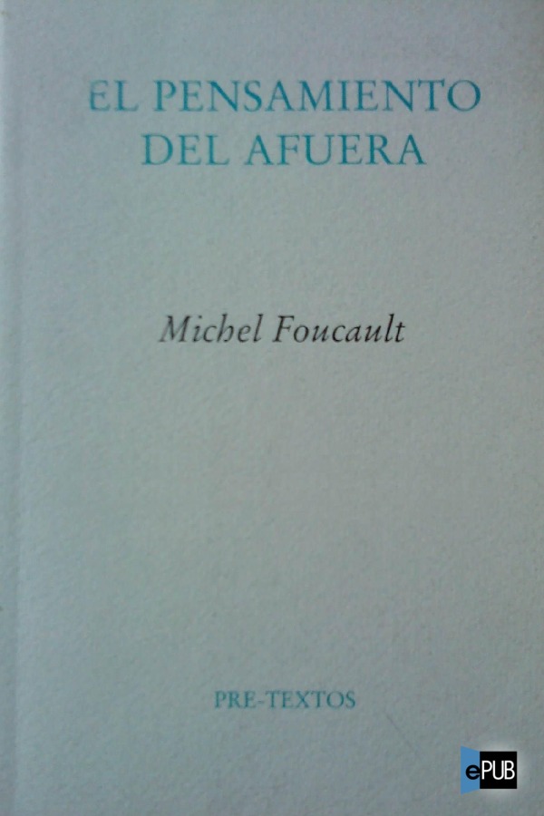 descargar libro El pensamiento del afuera