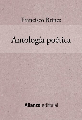 descargar libro Antología poética (El Libro De Bolsillo - Literatura) (Spanish Edition)