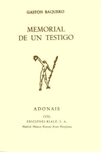 descargar libro Memorial de un testigo