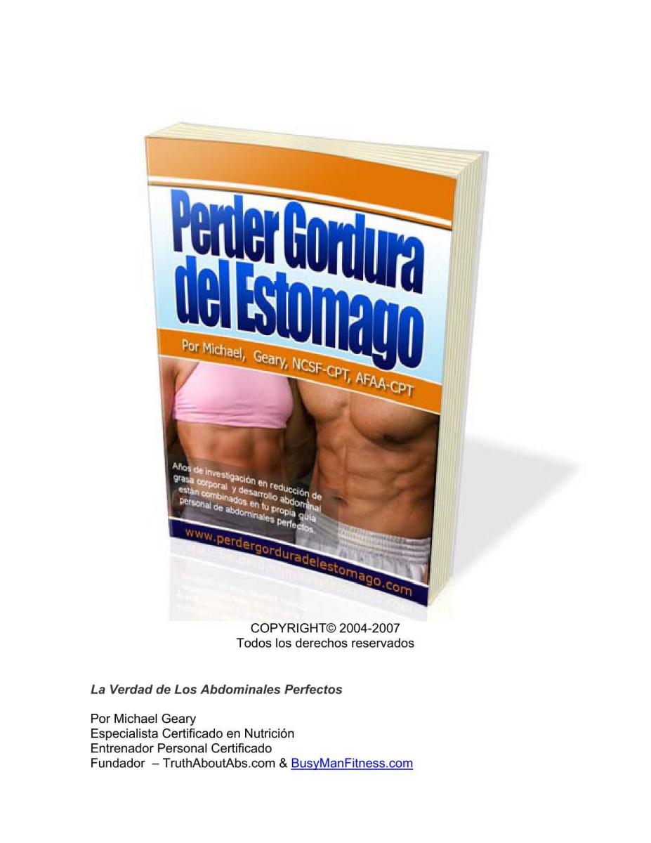 libro gratis La verdad de los abdominales perfectos