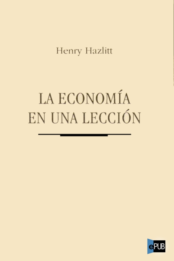 descargar libro La economía en una leccion