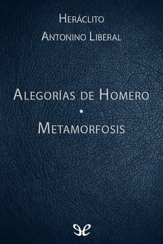 libro gratis Alegorías de Homero & Metamorfosis