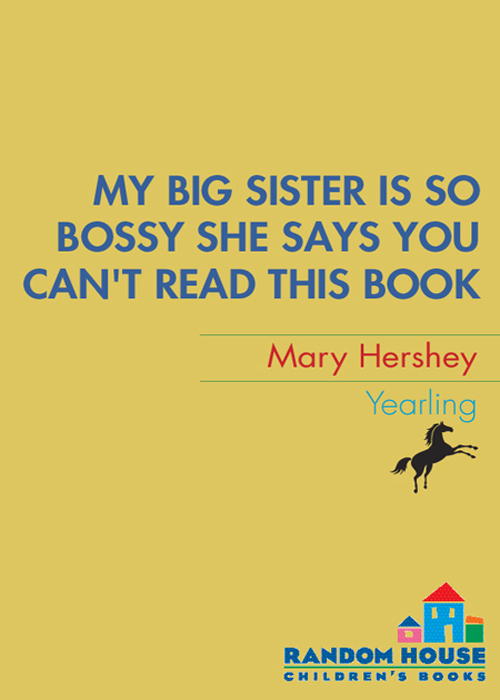 libro gratis My Big Sister Is So Bossy She Says You Can't Read This Book