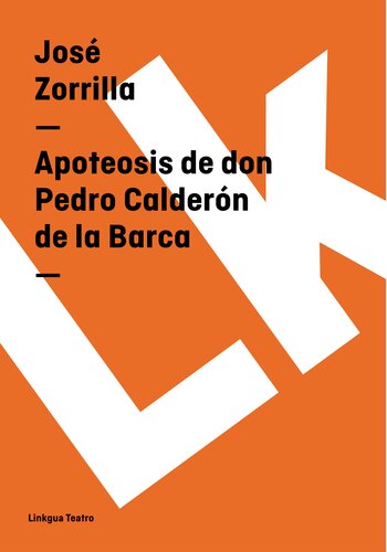 descargar libro Apoteosis de Don Pedro Calderón de la Barca