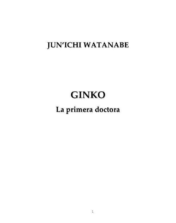 descargar libro Ginko la primera doctora