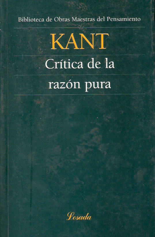 libro gratis Crítica de la razón pura