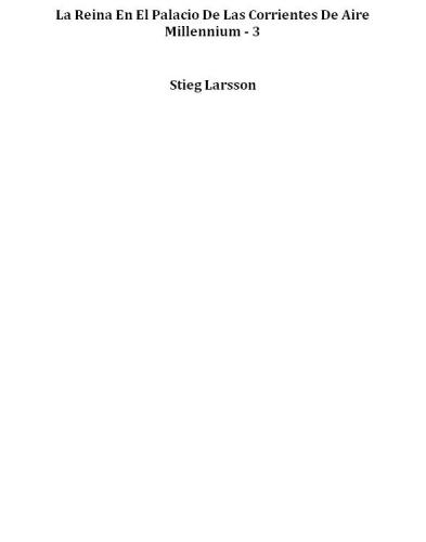 descargar libro La Reina En El Palacio De Las Corrientes De Aire
