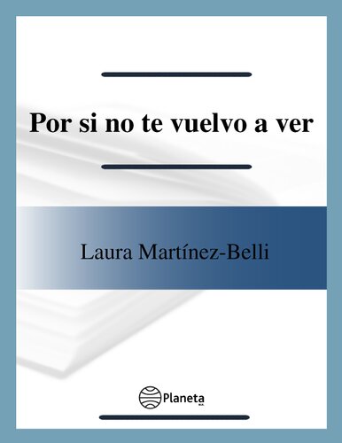 descargar libro Por si no te vuelvo a ver