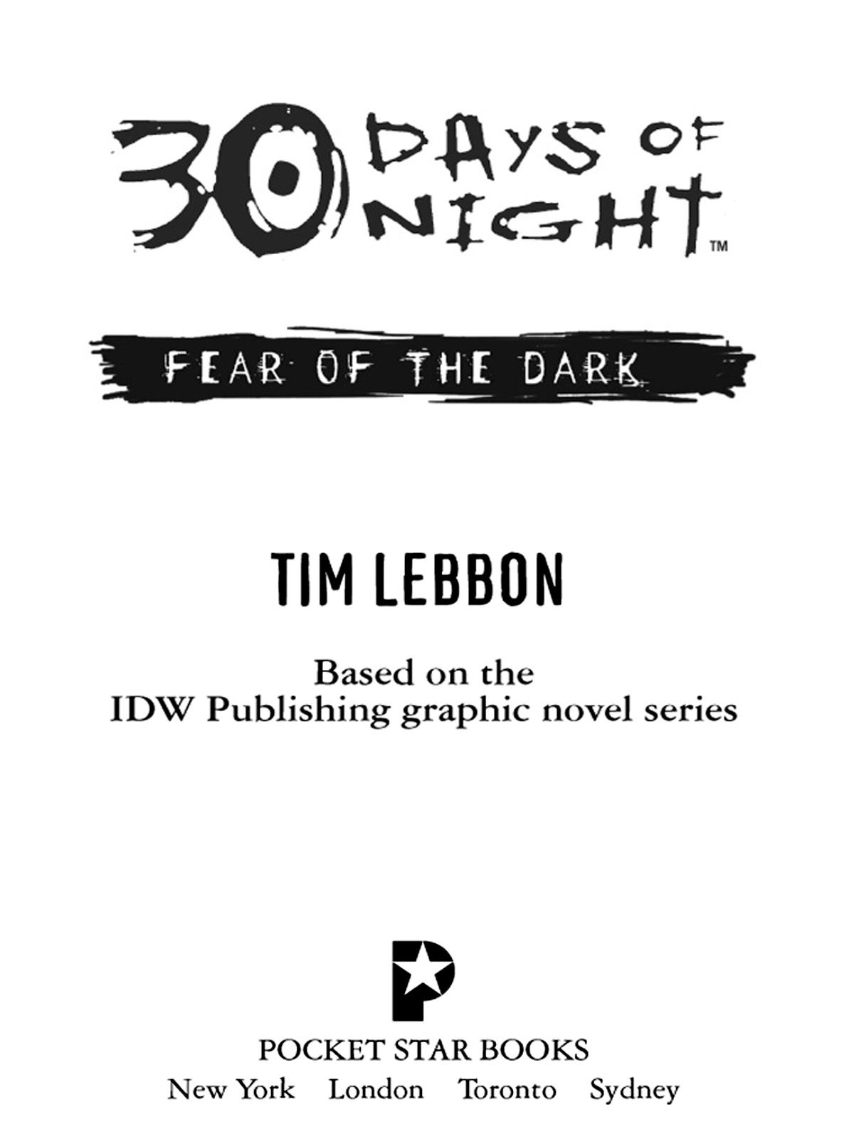 descargar libro 30 Days of Night: Fear of the Dark