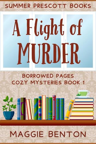 descargar libro A Flight of Murder (Borrowed Pages Cozy Mysteries Book 1)