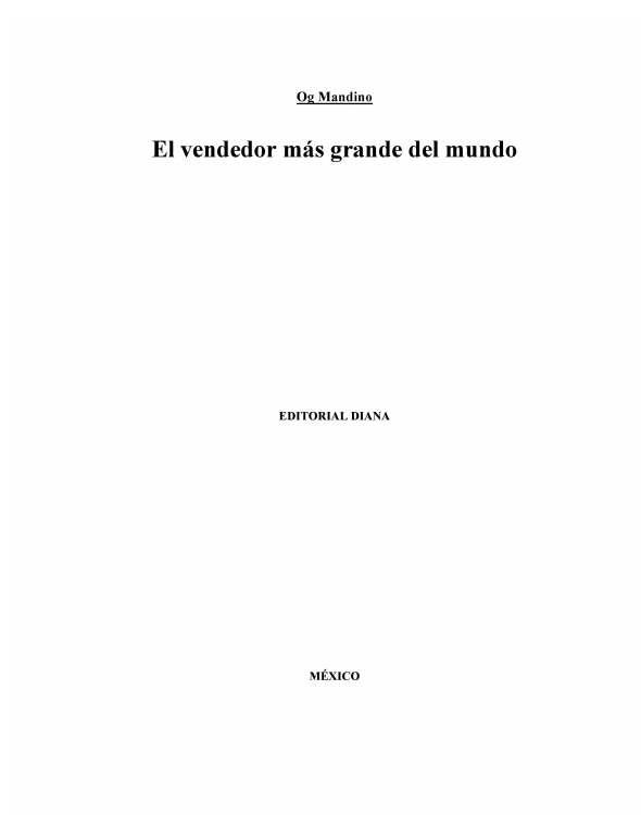 descargar libro EL VENDEDOR MAS GRANDE DEL MUNDO