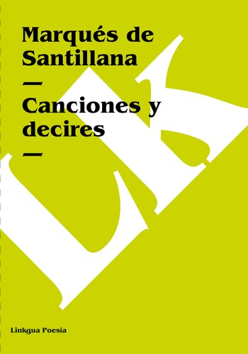 libro gratis Canciones y decires