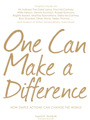 descargar libro One Can Make a Difference: How Simple Actions Can Change the World