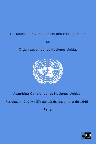 descargar libro Declaracion universal de los derechos humanos