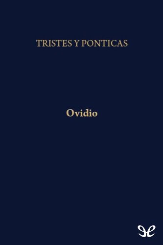 descargar libro Tristes y Pónticas