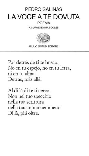 libro gratis La voce a te dovuta: Poema (Collezione di poesia Vol. 155) (Italian Edition)