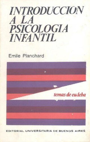 descargar libro Introduccion A La Psicologia Infantil