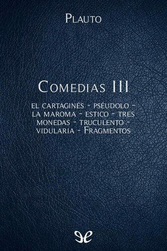 libro gratis Comedias III