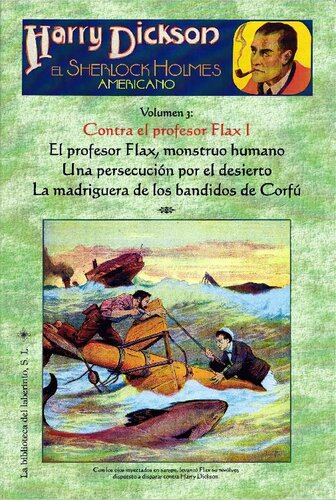 libro gratis Harry Dickson contra el profesor Flax I