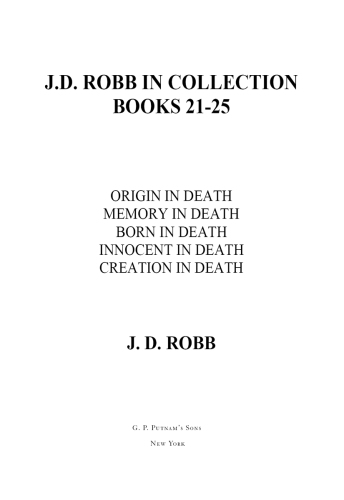 descargar libro The In Death Collection Books 21-25