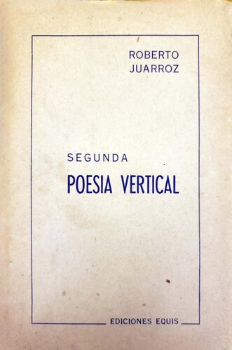 descargar libro Segunda Poesía Vertical