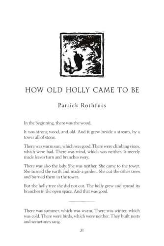 descargar libro How Old Holly Came To Be: Patrick Rothfuss