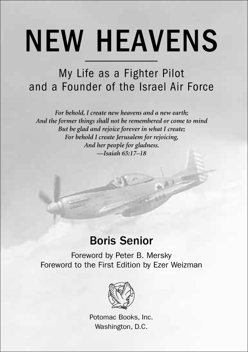 descargar libro New Heavens: My Life as a Fighter Pilot and a Founder of the Israel Air Force