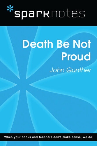 descargar libro Death Be Not Proud: SparkNotes Literature Guide