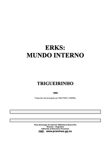 descargar libro Erks, Mundo Interno