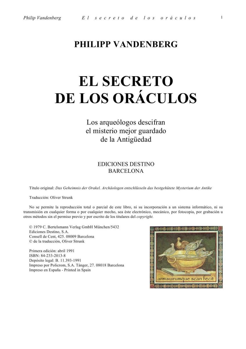 descargar libro El secreto de los oraculos