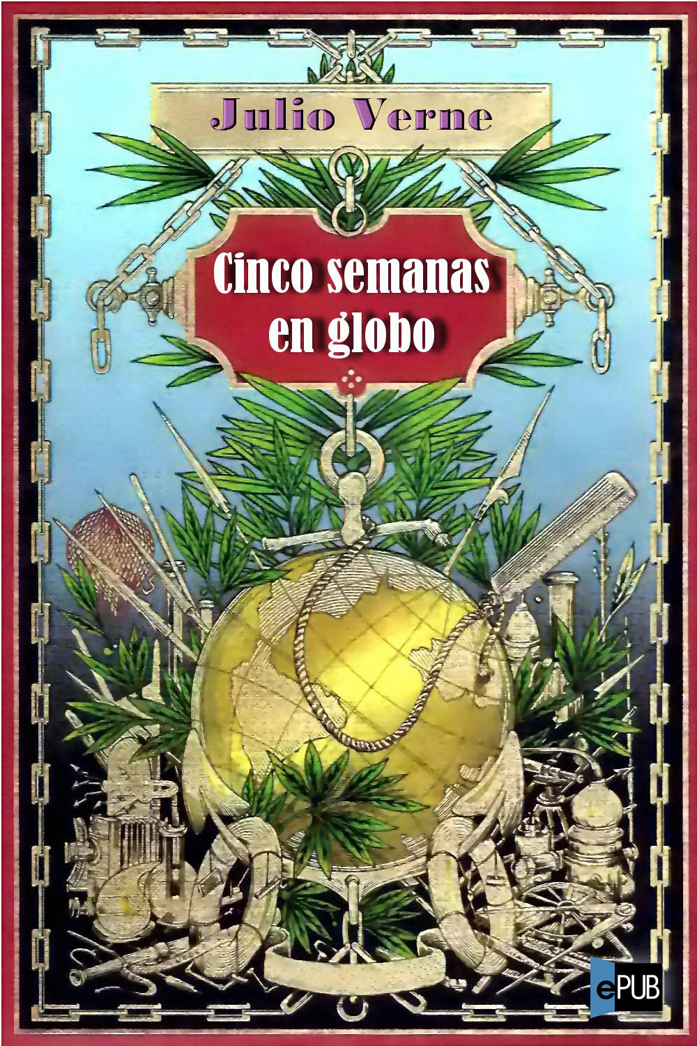 libro gratis Cinco semanas en globo